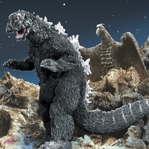 怪獣大戦争・イラスト1