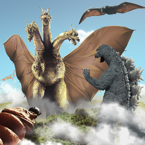 三大怪獣 地球最大の決戦・イラスト