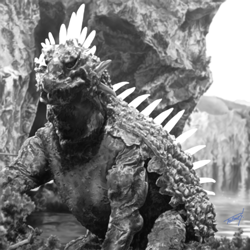 大怪獣バラン・イラスト