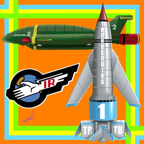 サンダーバード・イラスト1