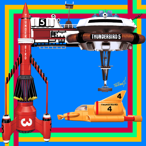 サンダーバード・イラスト2