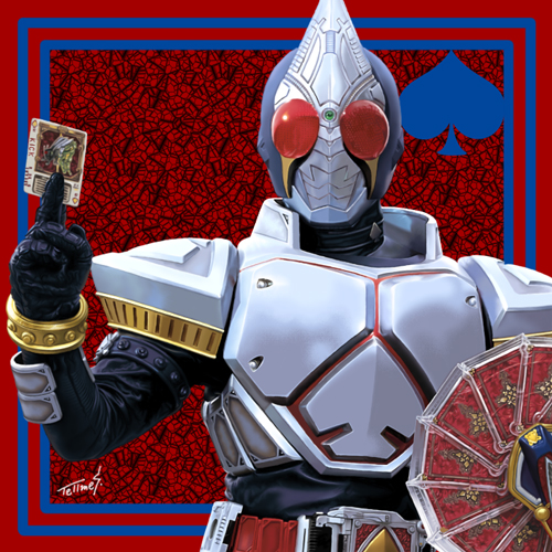 仮面ライダー剣・イラスト1