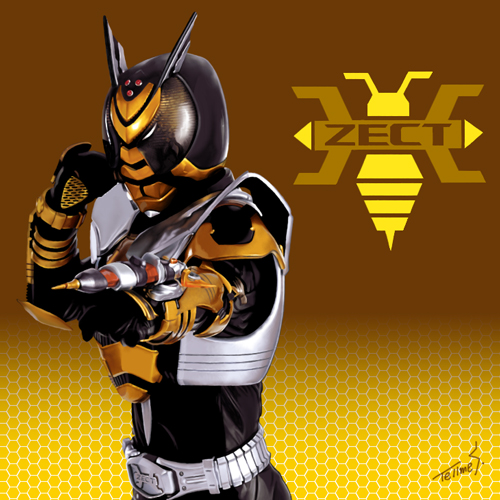 仮面ライダーカブト・イラスト3