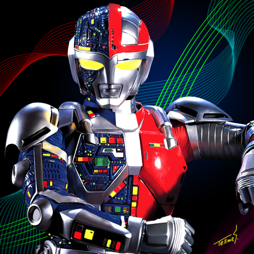 超人機メタルダー・イラスト1