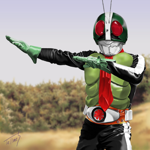 仮面ライダー・イラスト2