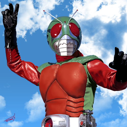 仮面ライダー(スカイライダー)・イラスト2