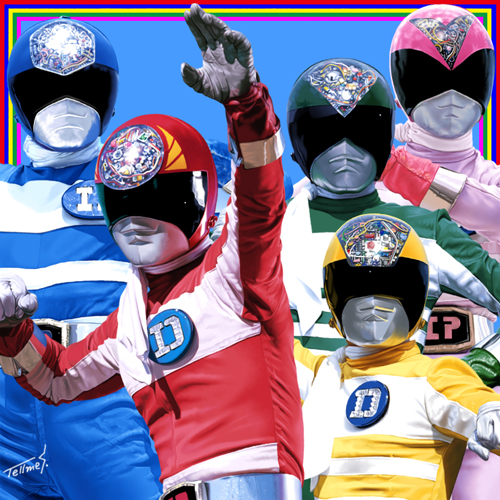 電子戦隊デンジマン・イラスト1